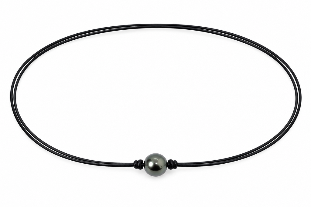 DANTE'S – pánský náhrdelník s raritní tahitskou perlou AA+ 13 mm