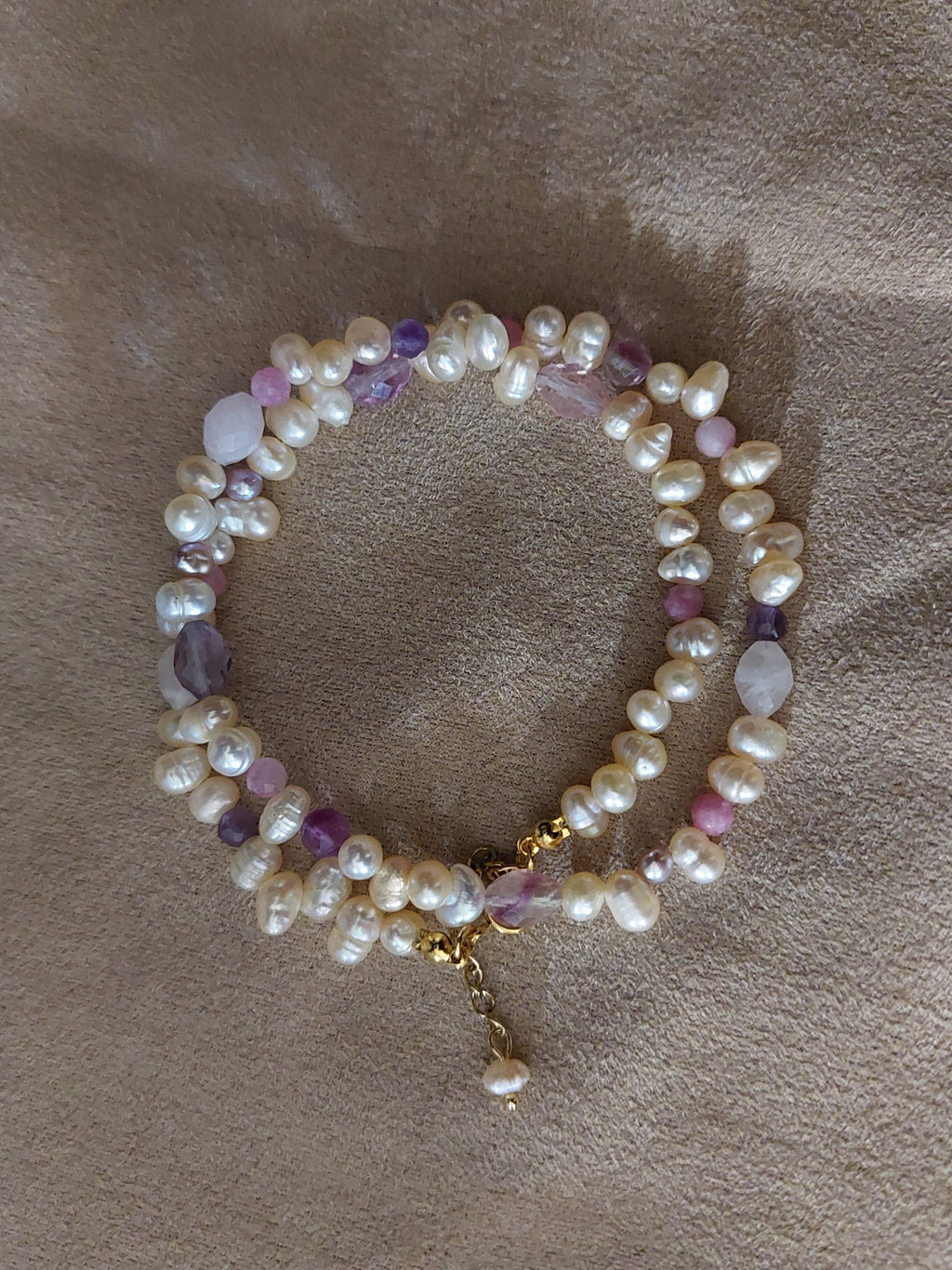 Náhrdelník VIVIEN – filipínské perly a přírodní drahokamy | Anna Jewelry