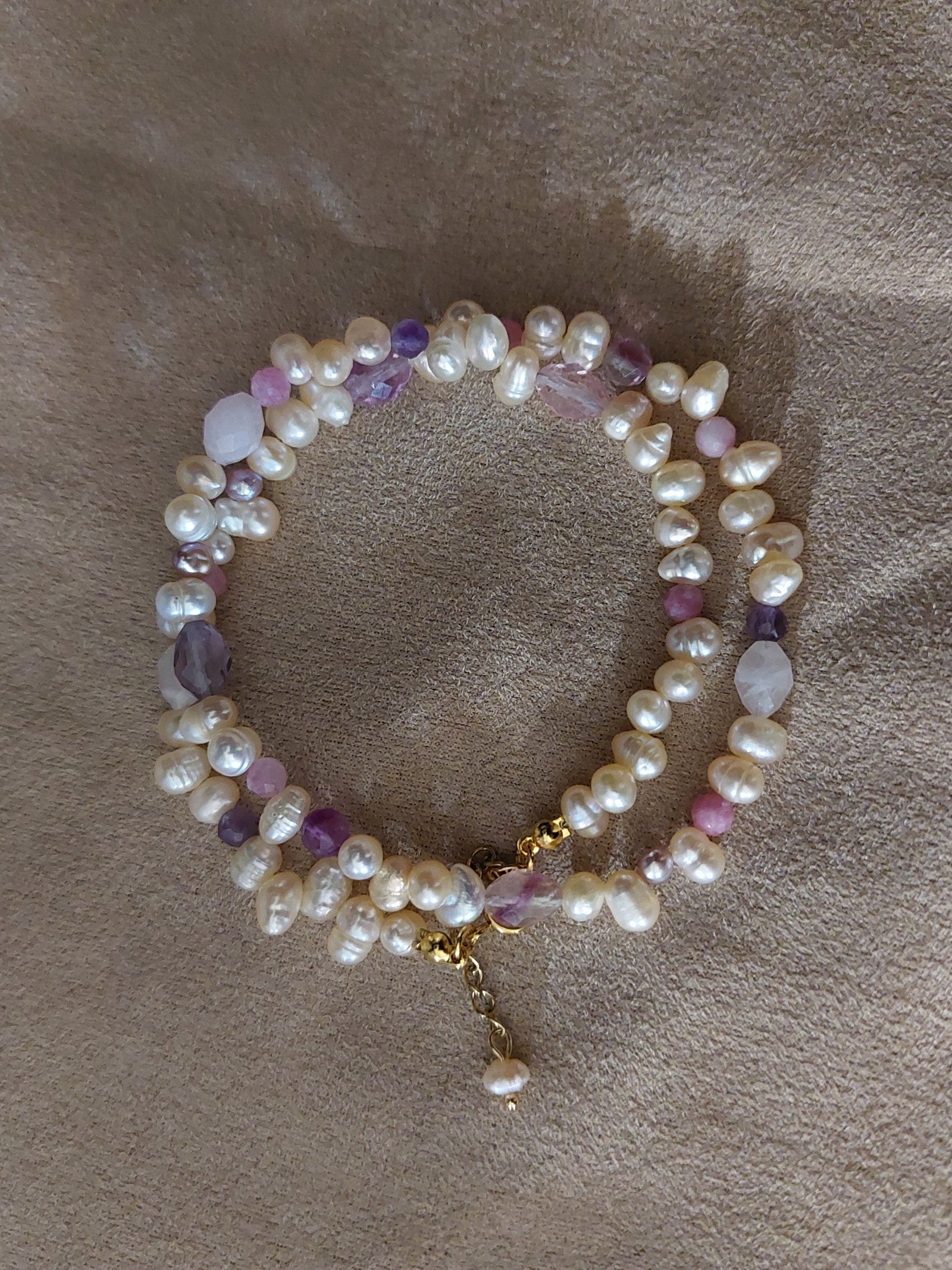 Náhrdelník VIVIEN – filipínské perly a přírodní drahokamy | Anna Jewelry