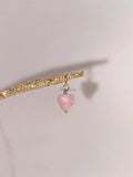 "Pink love" Přívěsek růžový turmalín, zlato 14Kt