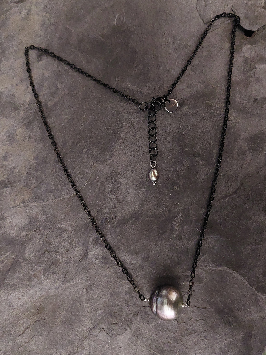 Náhrdelník DADEY s pravou tahitskou barokní perlou 13,2 mm | Anna Jewelry