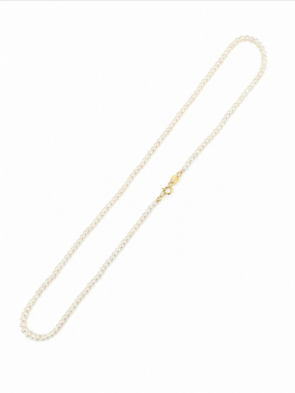 Perlový náhrdelník MIA AAAA 2,7 mm | Pravé sladkovodní perly | 14kt zlato